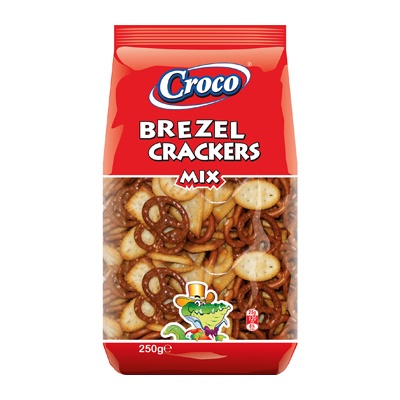 CROCO Brezel crackers MIX 250g