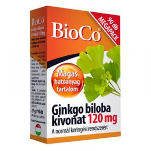 Bioco ginkgo biloba tabletta 120mg 90 db