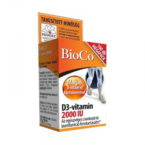 BIOCO D3-VITAMIN 2000NE TABLETTA, 100 db